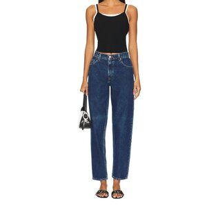 High Rise Blue Jeans